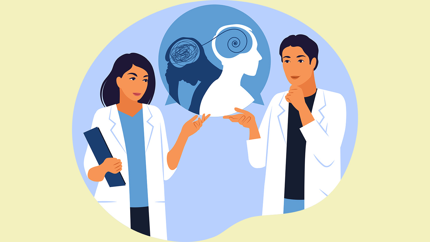 Des médecins parlent de catégories de patients